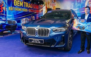 Tiger Beer trao xe BMW X3 Msport đầu tiên của chương trình khuyến mại “Bật thùng Tiger, trúng 5 BMW X3” ở Bình Dương