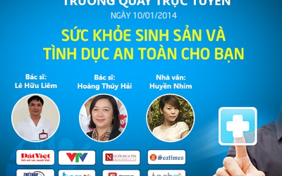 Trường quay trực tuyến:“Sức khỏe sinh sản và an toàn tình dục”