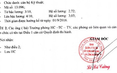 Giám đốc bị thôi chức vẫn ký tuyển người: UBND tỉnh Bạc Liêu nói gì?