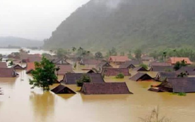 Cư dân mạng cùng hướng về Quảng Bình chìm trong ‘biển nước'