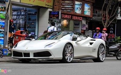 Ferrari 488 GTB của Cường Đô La lên đời mâm Vossen