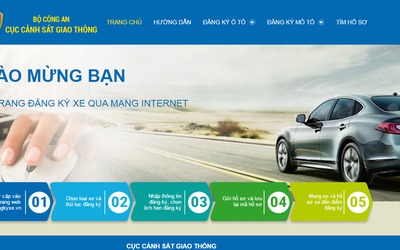 Hà Nội và TP. HCM triển khai đăng ký xe ô tô qua mạng cho người dân