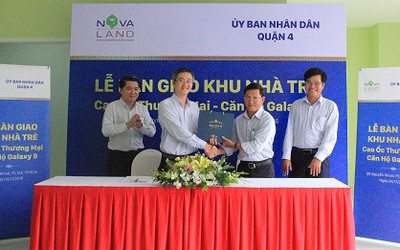 Novaland chính thức bàn giao khu nhà trẻ tại khu căn hộ Galaxy 9