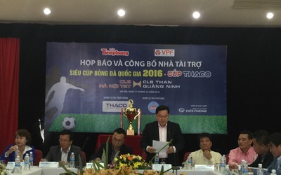 Hà Nội T&T và Than Quảng Ninh tranh Siêu cúp Quốc gia 2016