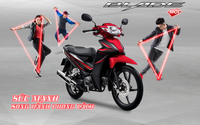 Honda Blade 110 phiên bản 2017 trình làng, giá không đổi