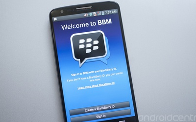 Ứng dụng chat an toàn BBM dành cho Android nhận bản cập nhật