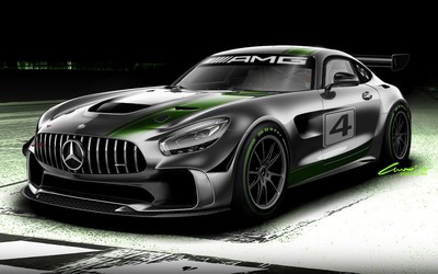 'Siêu quái vật' Mercedes-AMG GT4 sắp xuất hiện