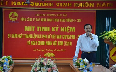 Vợ Phó chủ tịch Nghệ An làm sếp Cienco4, nắm giữ 13% cổ phiếu