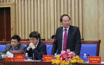 Bộ trưởng Trương Minh Tuấn thăm và làm việc tại Nghệ An
