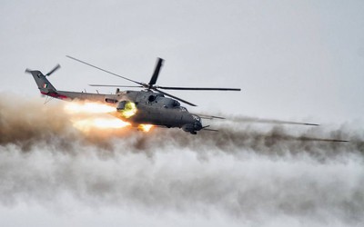 Clip: Trực thăng Mi-28 Nga tấn công diệt IS ở phía đông tỉnh Homs