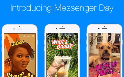 Facebook ra mắt tính năng Messenger Day trên toàn thế giới