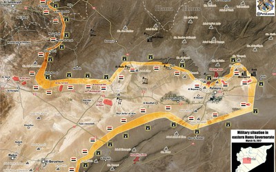 SAA tái khởi động chiến dịch giải phóng Deir Ezzor từ đông Palmyra