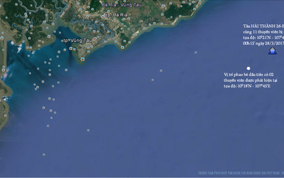 Thủ tướng yêu cầu khẩn cấp tìm nạn nhân mất tích trên biển Vũng Tàu