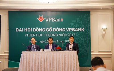 VPBANK: Đặt chỉ tiêu lợi nhuận trước thuế 6.800 tỷ năm 2017