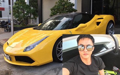 Soi chi tiết Ferrari 488 GTB màu vàng mới tậu của Cường Đô la