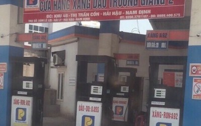 Nam Định: Bắt quả tang công ty Trường Giang gian lận xăng dầu