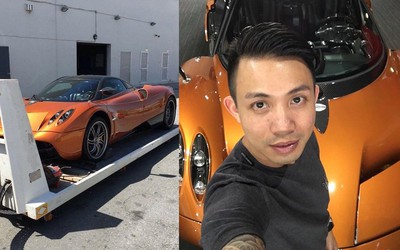 Minh Nhựa đem 'thần gió' Pagani Huayra 80 tỷ đồng đi đăng ký biển số