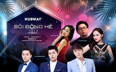 Hương Giang Idol 'thả dáng' cùng nhóm The Wings tại Hubway Sầm Sơn