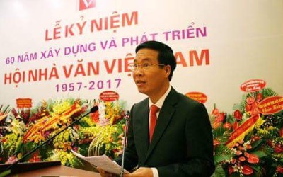 Ông Võ Văn Thưởng: 'Các nhà văn cần bám sát hơi thở cuộc sống'