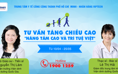 Khởi động chương trình khám tư vấn tăng chiều cao cho trẻ tại TP.HCM