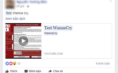 'Trẻ trâu' tải mã độc WannaCry để nghịch: Cái dại nào bằng?