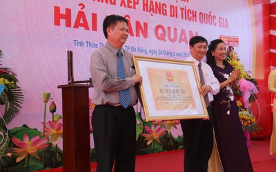 Hải Vân Quan đón nhận bằng di tích lịch sử cấp quốc gia