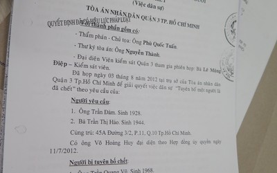 Đang bị truy nã, bất ngờ tòa tuyên 'đã chết': Ai chịu trách nhiệm?