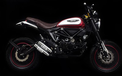 Minibike Lifan Hunter 125 ‘bản sao' hoàn hảo của Ducati Scrambler