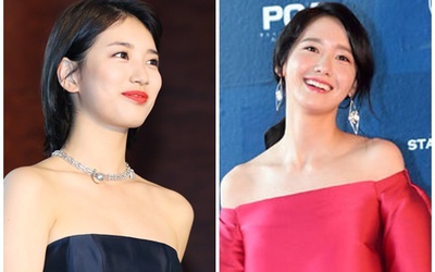 Thảm đỏ Baeksang 2017: Yoona quyến rũ, Suzy tóc ngắn vẫn gợi cảm