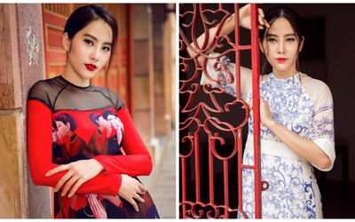 ‘Ảnh hậu’ Nam Em đẹp thuần khiết trong áo dài truyền thống