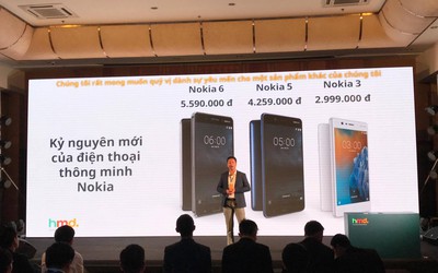 'Mục sở thị' Nokia 3, 5, 6 vừa chính thức ra mắt tại Việt Nam