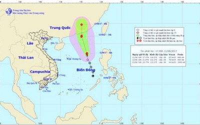 Tin mới nhất về diễn biến cơn bão số 1 - bão Merbok