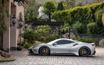 Ferrari 488 GTB hầm hố và dữ dằn qua gói độ hãng Misha Designs