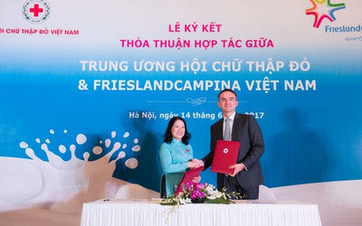 Hội Chữ Thập Đỏ & FrieslandCampina ký kêt thỏa thuận hợp tác