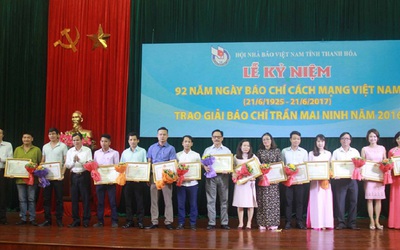 Tác phẩm của báo ĐS&PL đạt giải C Báo chí Trần Mai Ninh