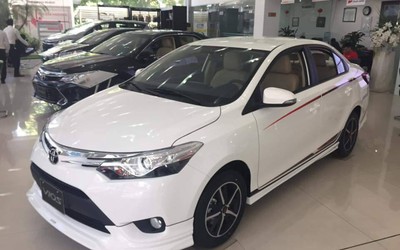 Những hình ảnh chiếc Toyota Vios TRD 2017 đầu tiên tại Hà Nội