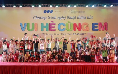 Tưng bừng chương trình ‘Vui hè cùng em’ của FLC dành cho thiếu nhi