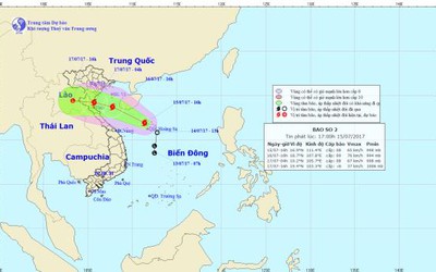 Áp thấp mạnh lên, miền Bắc mưa to, miền Trung oằn mình đón bão số 2