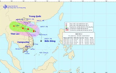 Cảnh báo lũ quét và sạt lở đất do ảnh hưởng của cơn bão số 2