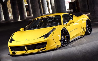 Cận cảnh hàng khủng Ferrari 458 độ Liberty Walk độc nhất Việt Nam