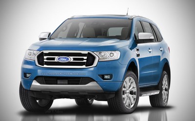 Ford Everest 2018 lộ diện, lấy cảm hứng từ bán tải F-150