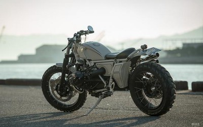 Ngỡ ngàng với bản độ BMW R nineT Scrambler của thợ độ Nhật