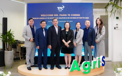 Tổng Lãnh sự Singapore tại TP.HCM đánh giá cao chiến lược phát triển nông nghiệp đa phương từ TTC AgriS