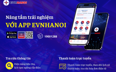 EVNHANOI: Áp dụng công nghệ thông minh mang lại sự thuận tiện cho khách hàng