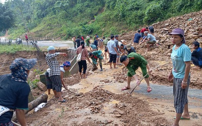 Khắc phục hậu quả lũ ống, lũ quét ở Nghệ An