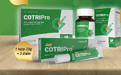 CotriPro nay đã có lọ 80 viên - Tiết kiệm tới 50.000 đồng