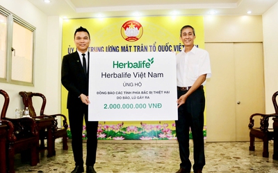 Herbalife Việt Nam cùng Thành Viên Độc Lập và Nhân Viên hỗ trợ đồng bào bị thiệt hại do bão Yagi và lũ lụt