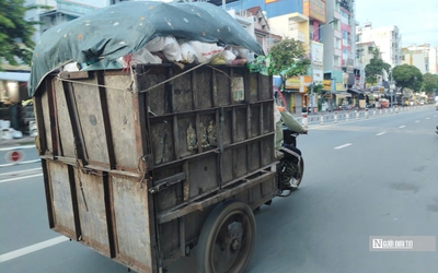 Tp.HCM: Xe rác tự chế tràn lan, tiềm ẩn nguy cơ tai nạn và ô nhiễm môi trường