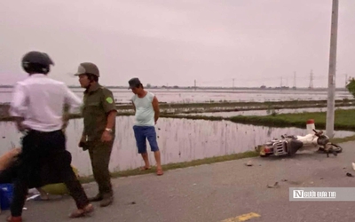 Thông tin mới vụ va chạm giữa ô tô và xe máy, người đàn ông bị trọng thương