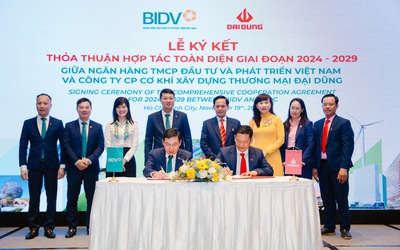 BIDV hợp tác toàn diện với Đại Dũng Corp triển khai các dự án xanh